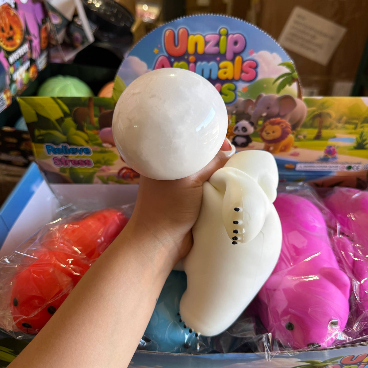 JUMBO Colorful Polar Bear Squishy