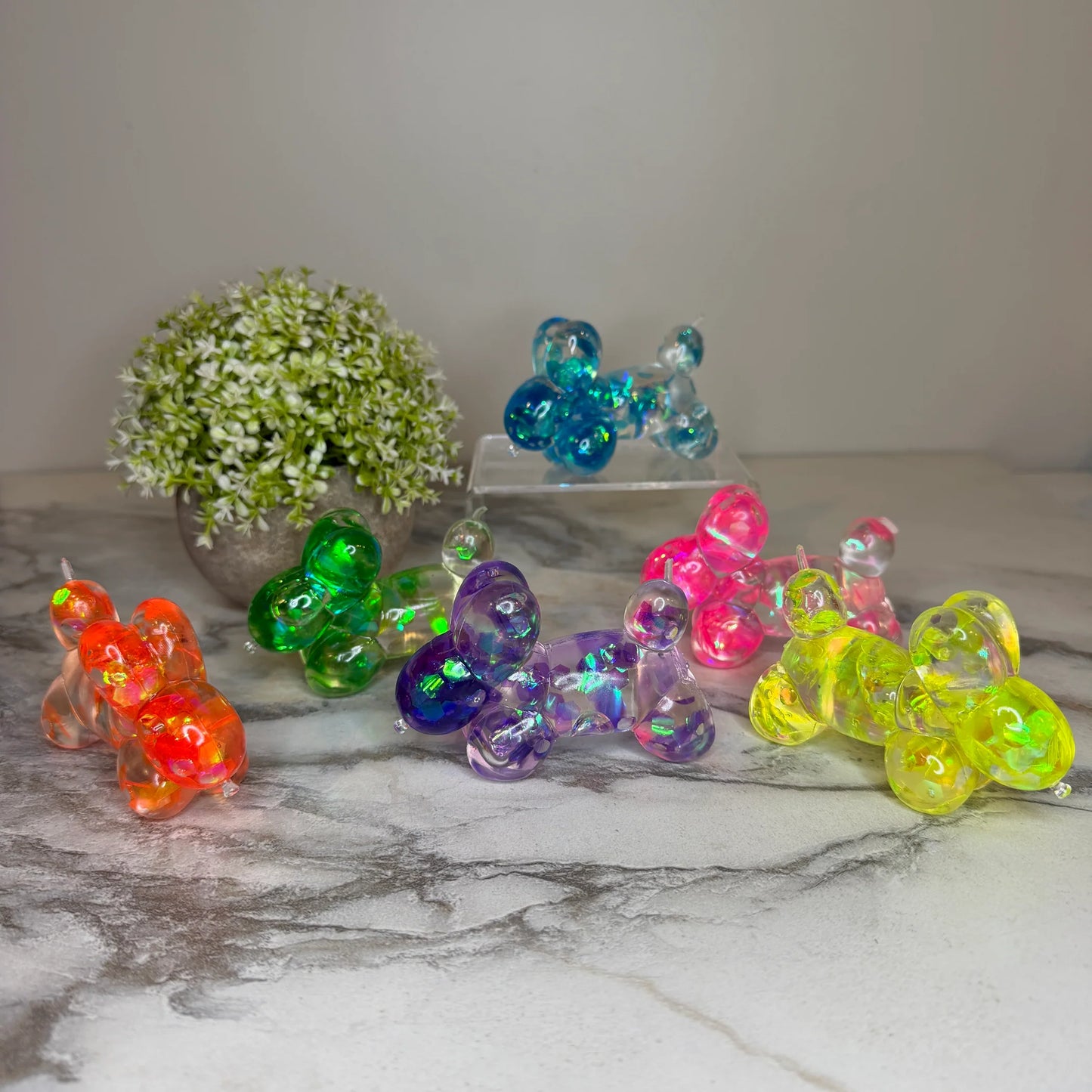 Glitter Balloon Dog Sugar Squish