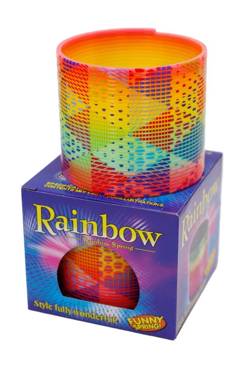 Geometric Print Rainbow Slinky