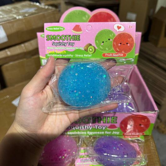 Glitter Icy Slushy Ball Squish