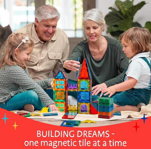 Magnetic Tiles 56 PCS Building Set