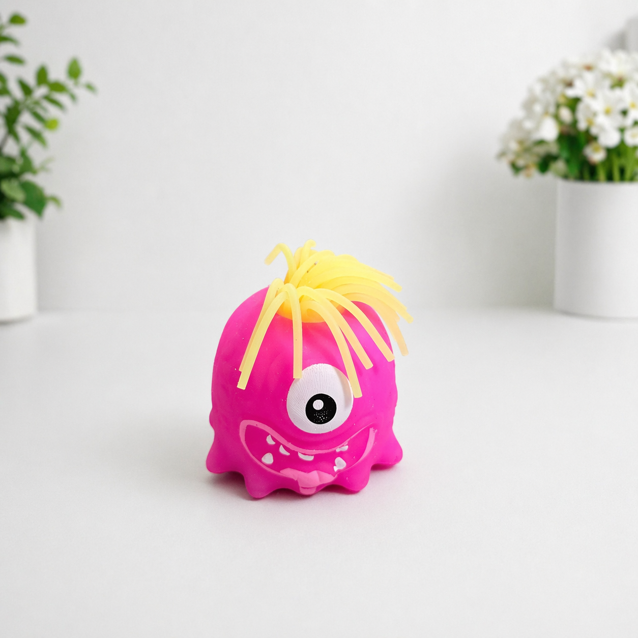 Noodle Hair Monster Squishy Toy ๐พ