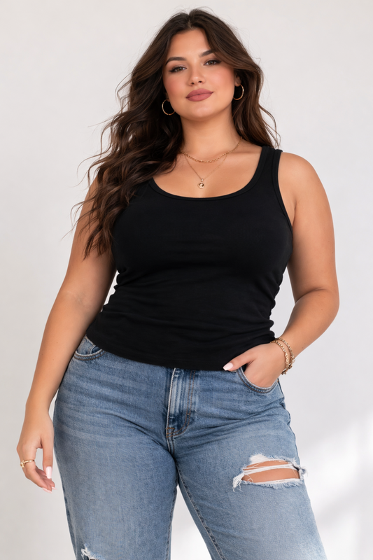 Ribbed Knit Tank Top