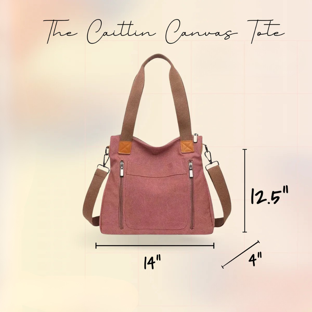 Caitlin - Canvas Satchel