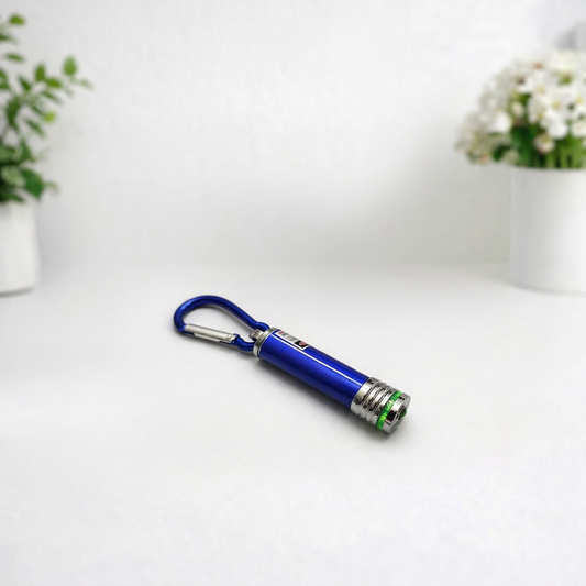 Keychain Flashlight with Laser Pointer