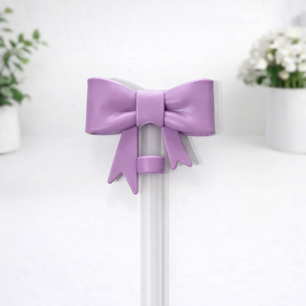 Bow Straw Topper