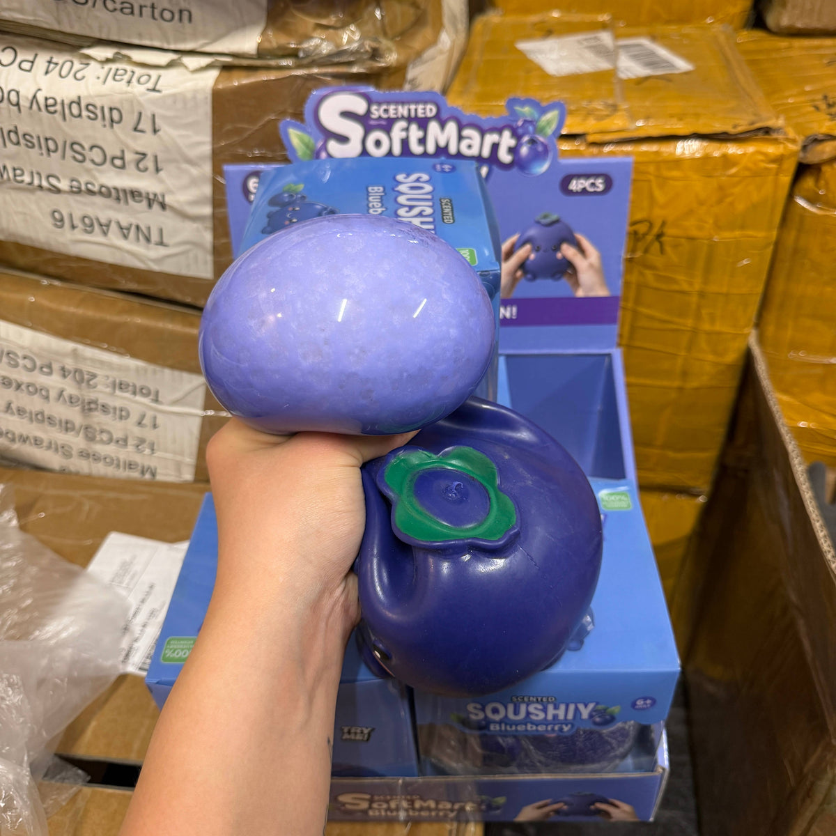 JUMBO Blueberry Scented Squishy