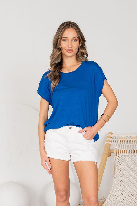 💙 Royal Ease Relaxed Fit Top