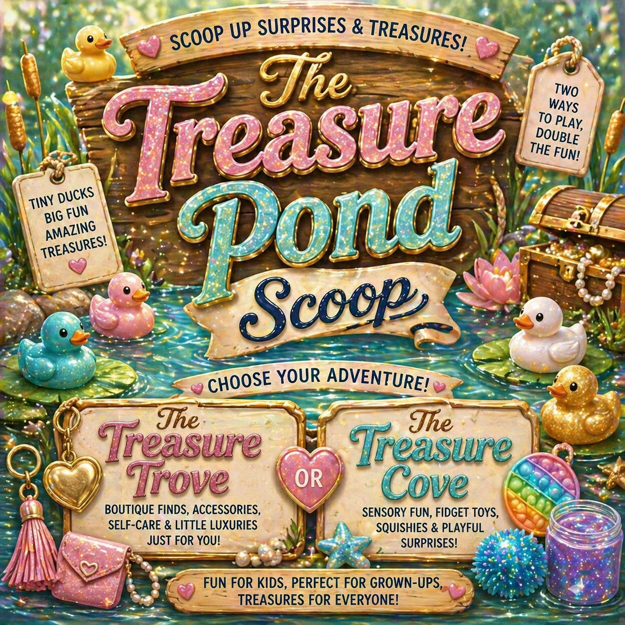 The Treasure Pond Scoop!