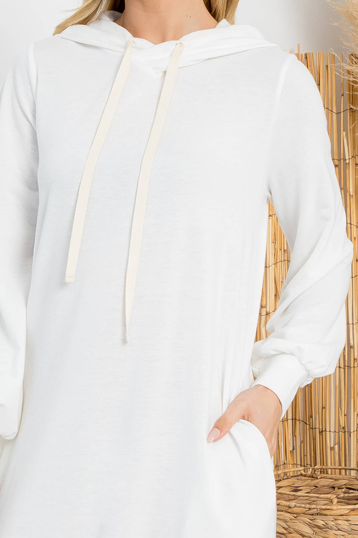 Cozy Statement Hoodie Dress