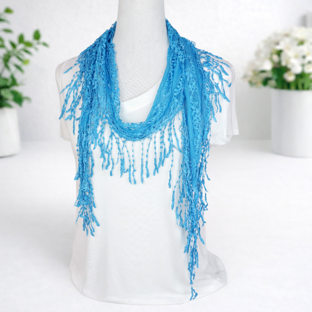 Lace Fringe Scarf
