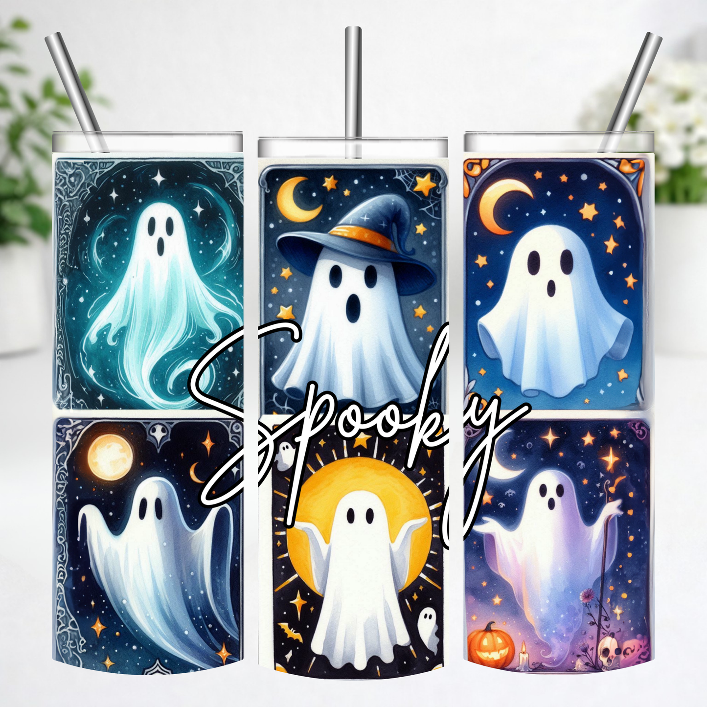 Spooky Ghost Gallery Tumbler
