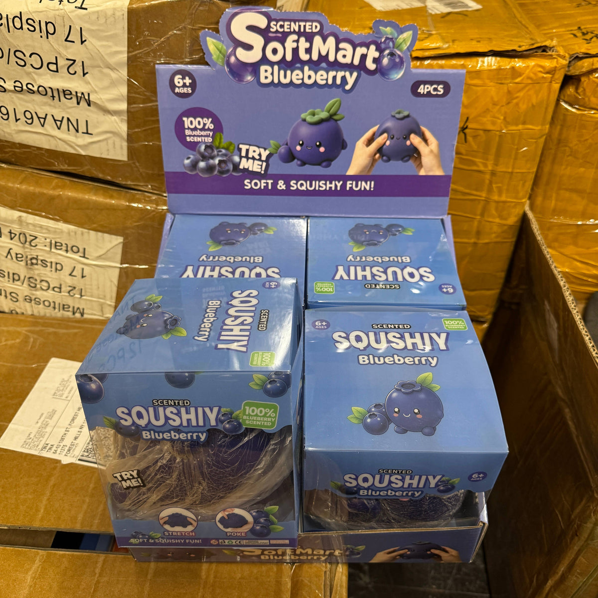 JUMBO Blueberry Scented Squishy