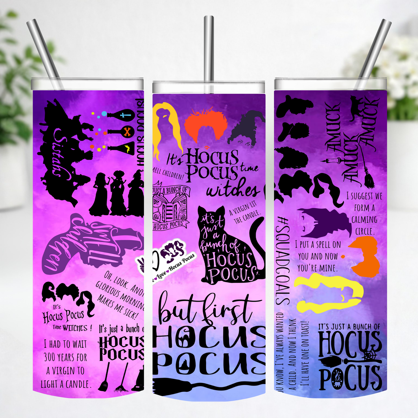 Witchy Quotes Halloween Tumbler