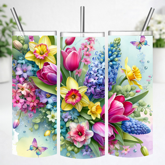 Spring Garden Bloom Tumbler