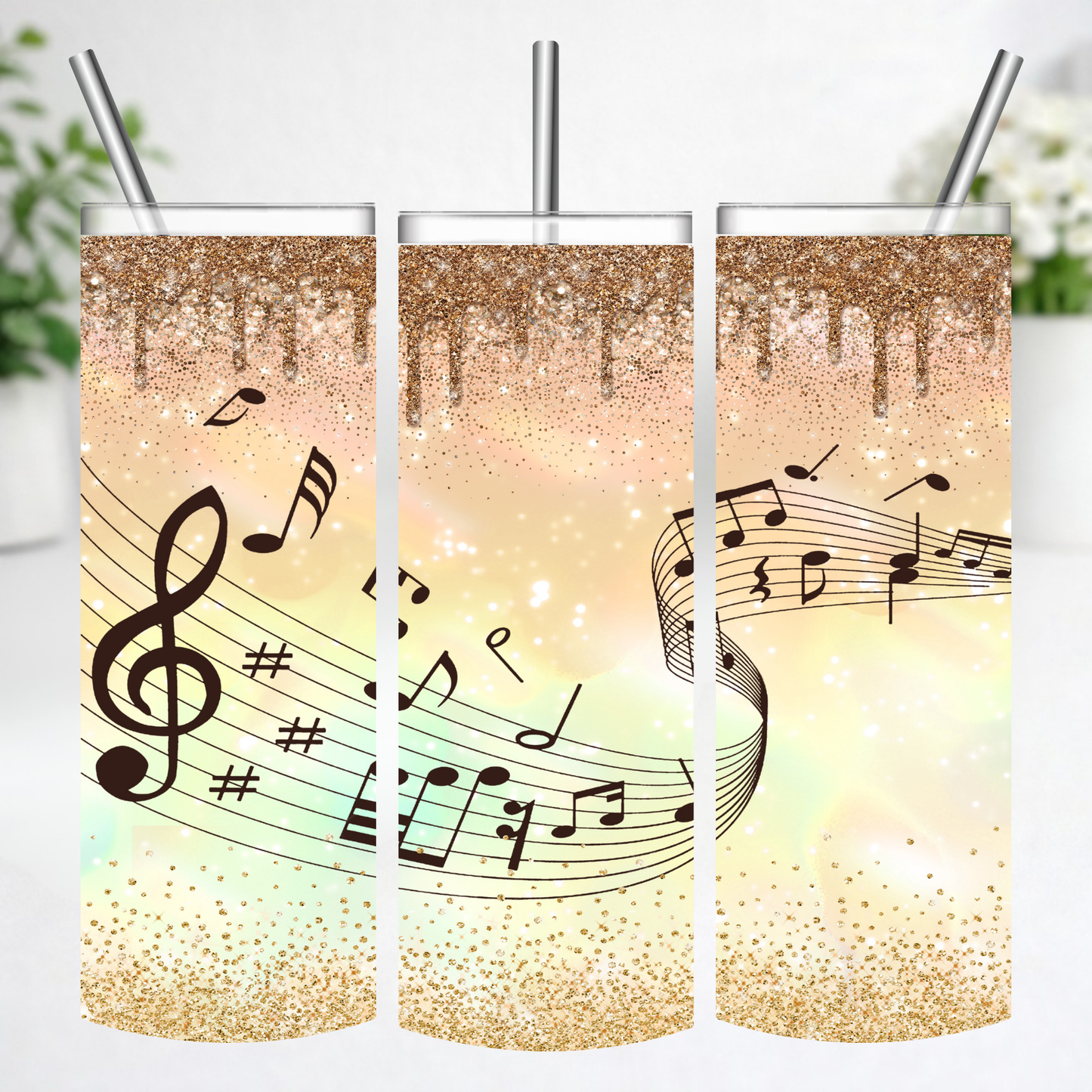 Golden Melody Music Tumbler