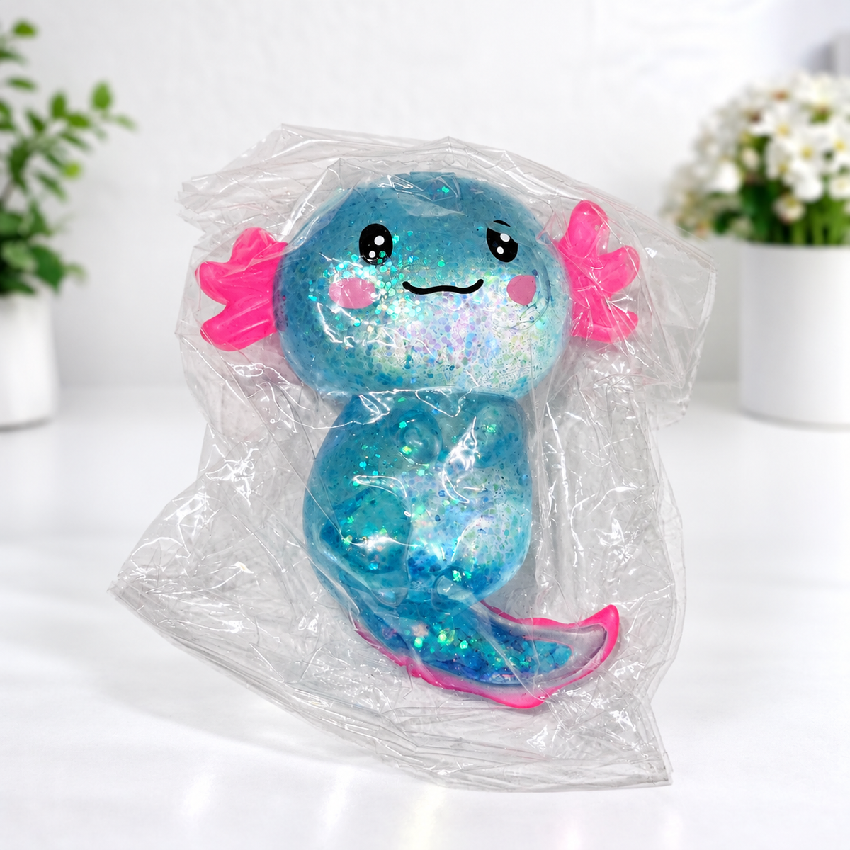 Glitter Sugar Squish Axolotl