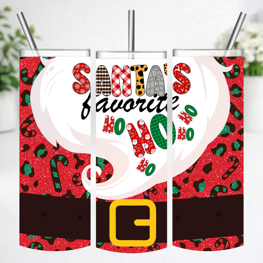 Santa’s Favorite Ho Ho Ho Tumbler