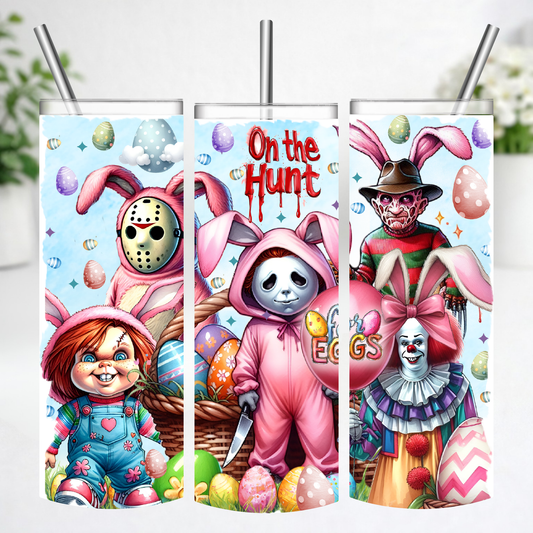 Horror Bunny Egg Hunt Tumbler