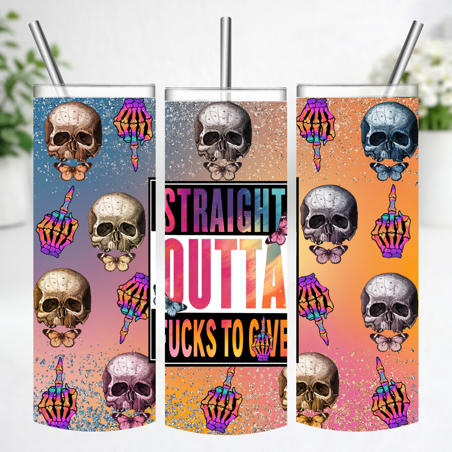 Straight Outta F*cks Attitude Tumbler