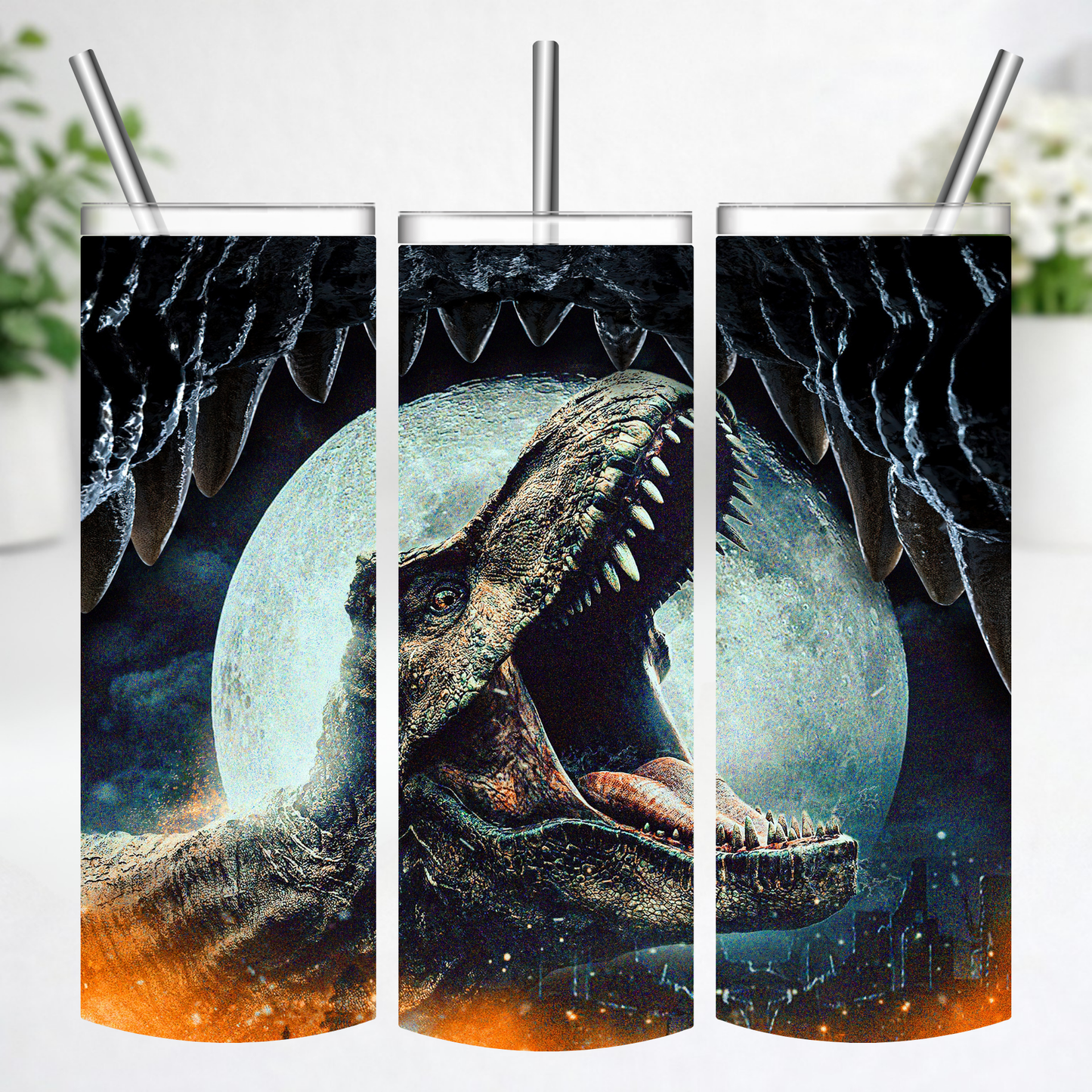 Jurassic Moon Predator Tumbler