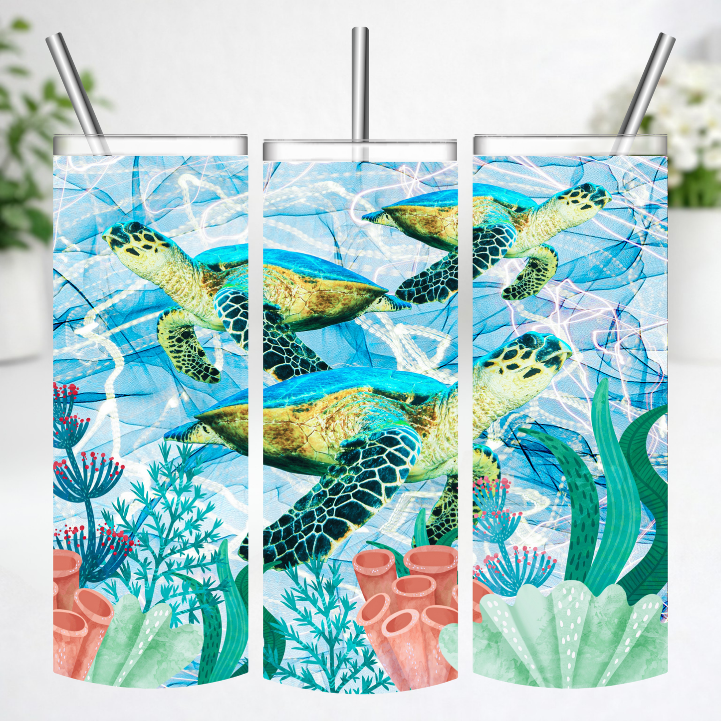 Ocean Turtle Escape Tumbler