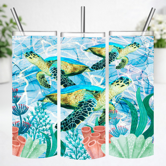 Ocean Turtle Escape Tumbler