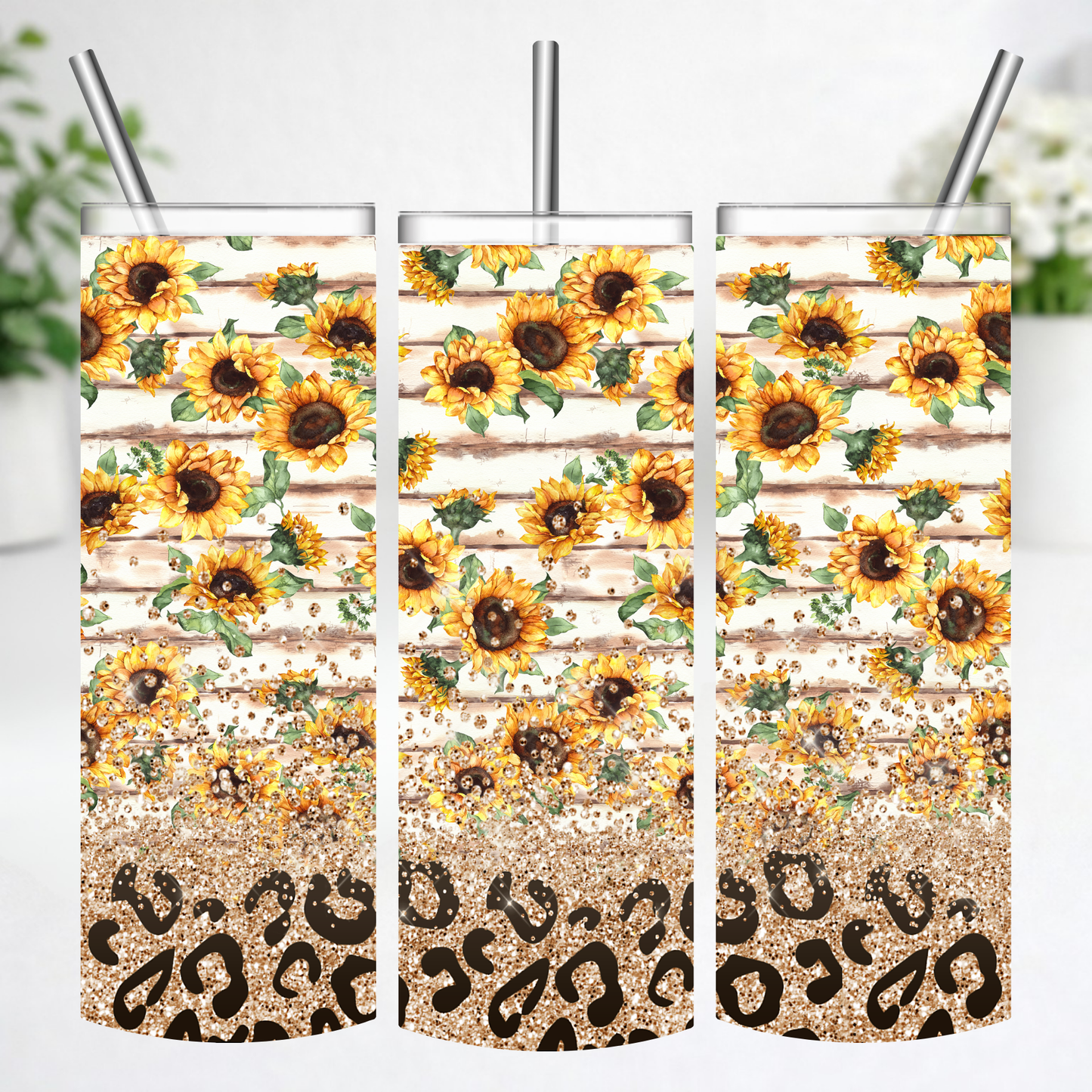 Sunflower Wild Charm Tumbler