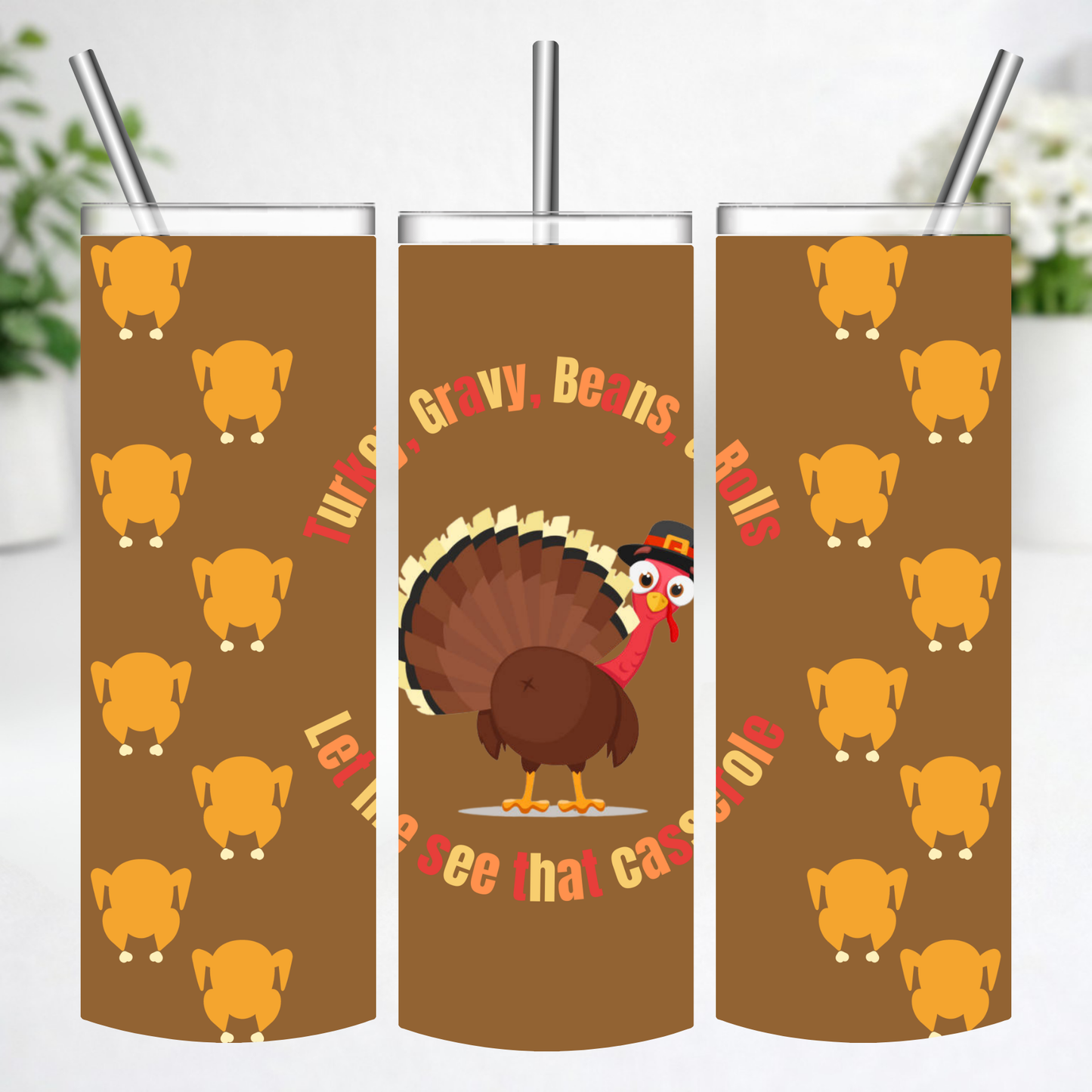 Turkey Gravy & Casserole Tumbler