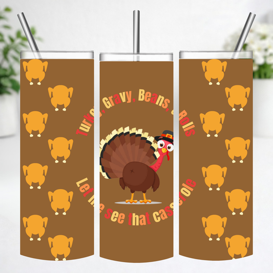Turkey Gravy & Casserole Tumbler