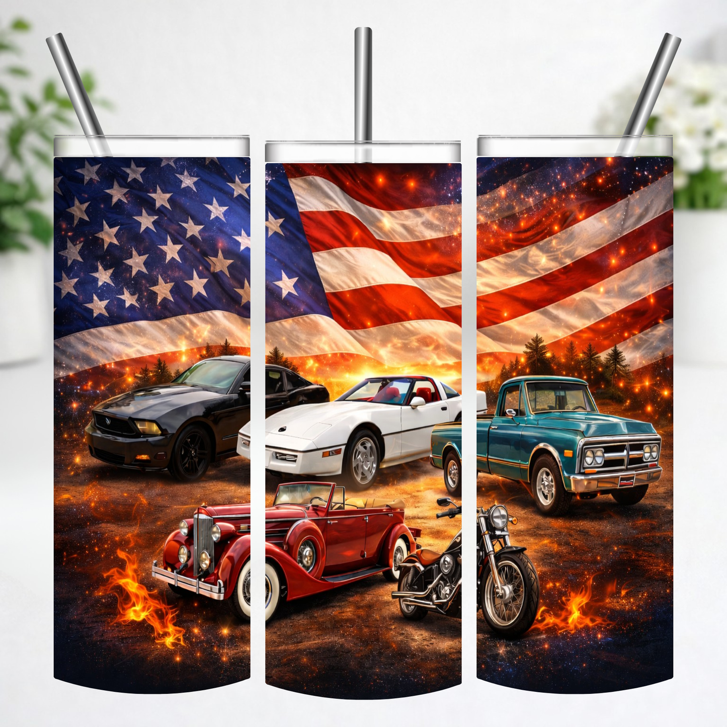 All-American Car Show Tumbler