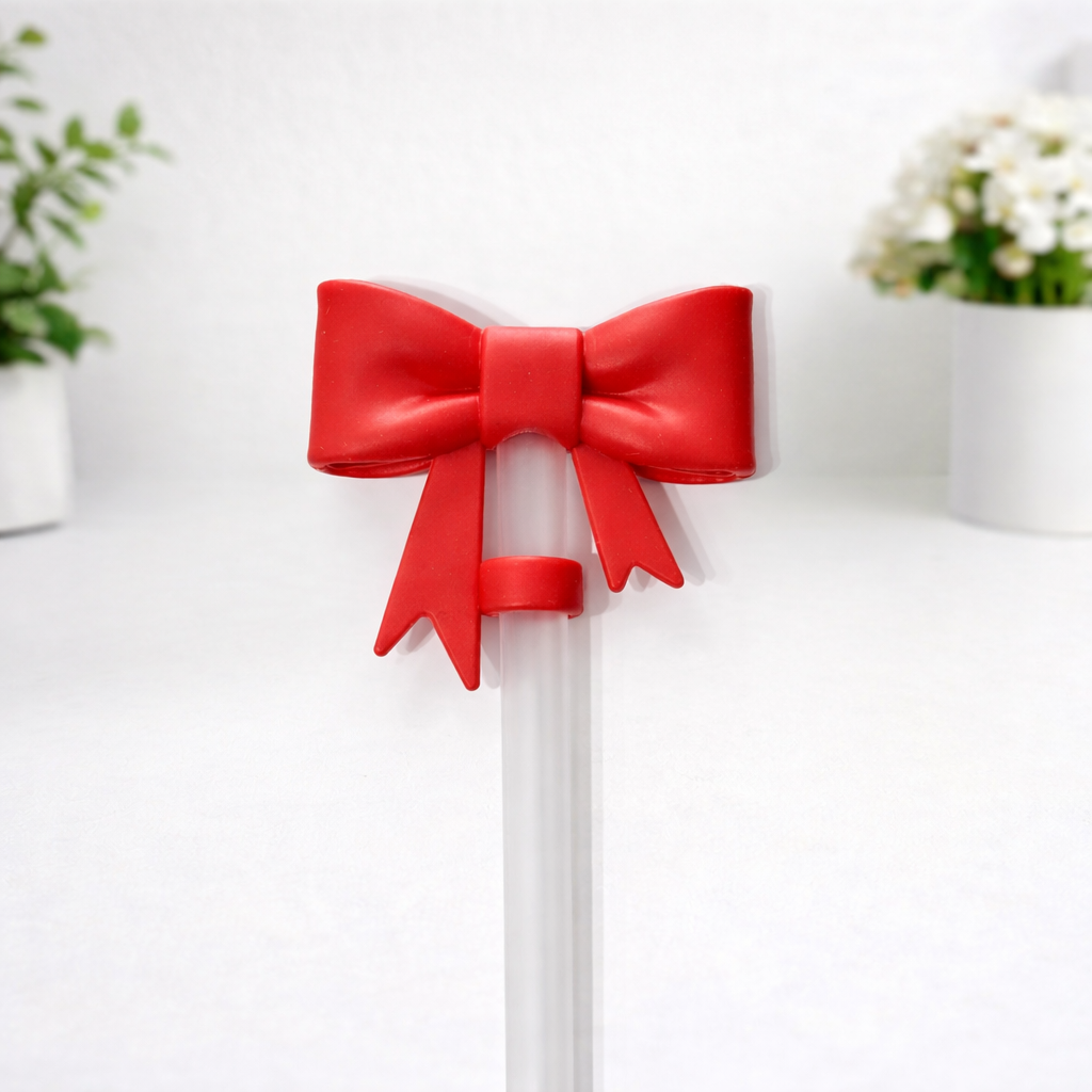 Bow Straw Topper