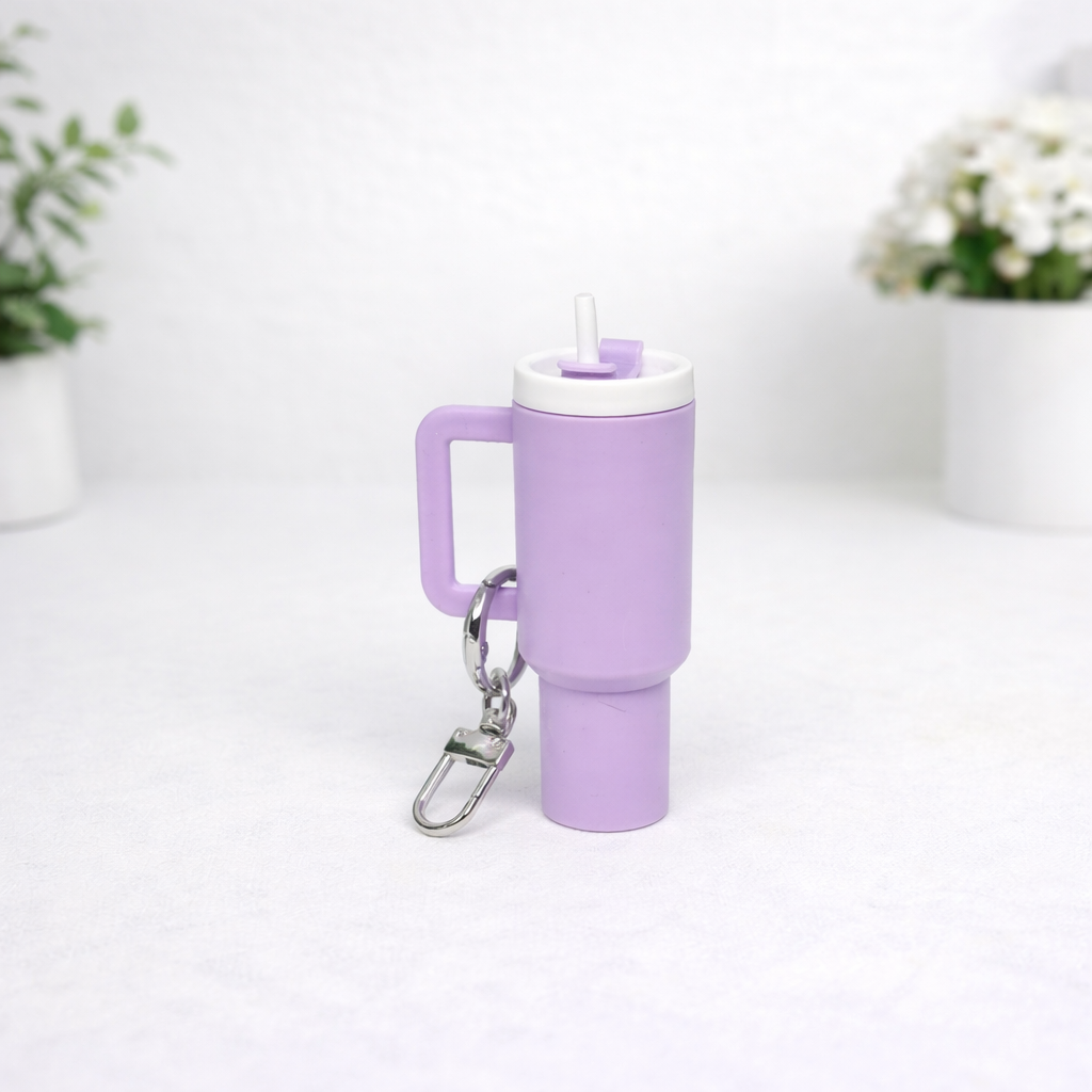 Tumbler Keychain Lip Balm Holder
