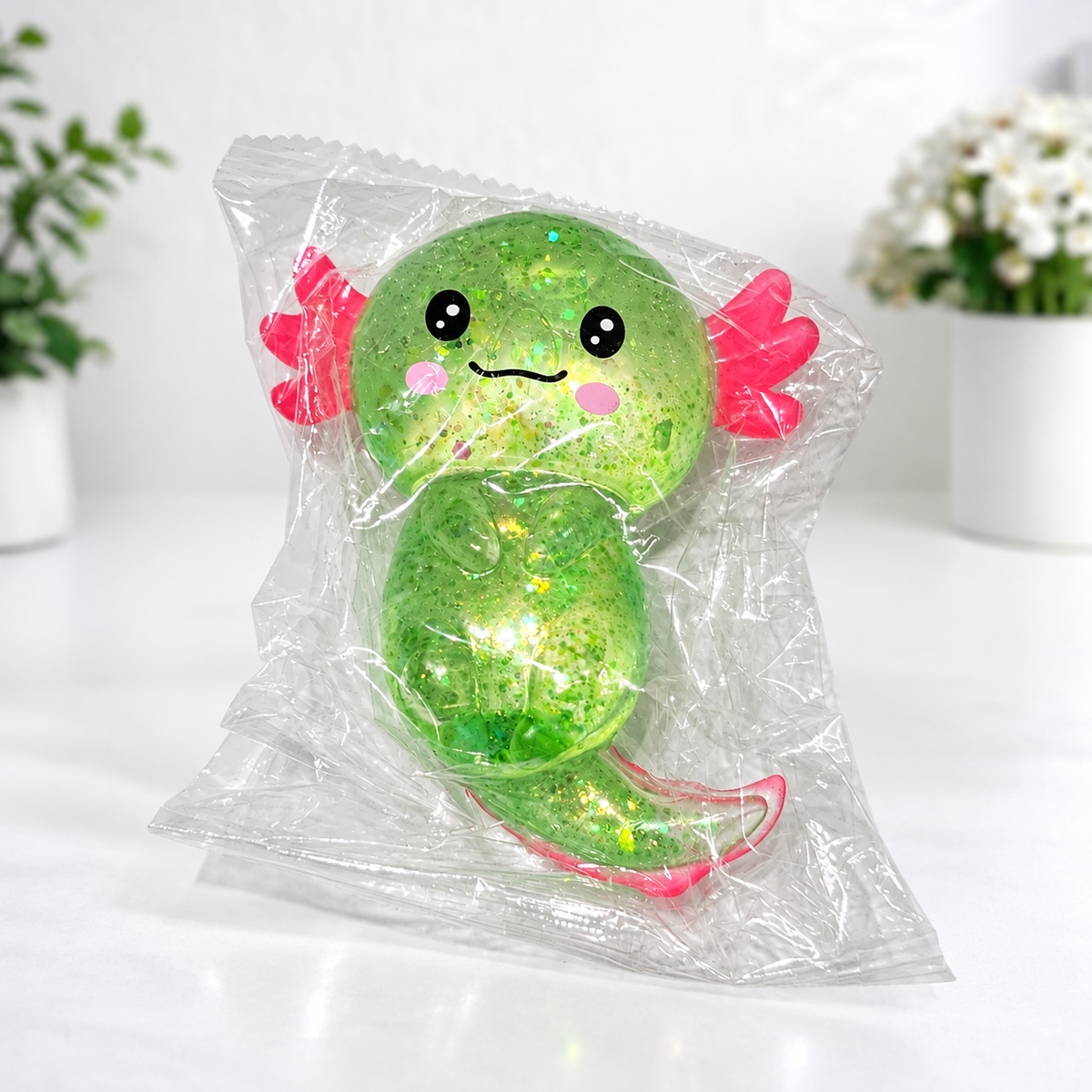 Glitter Sugar Squish Axolotl