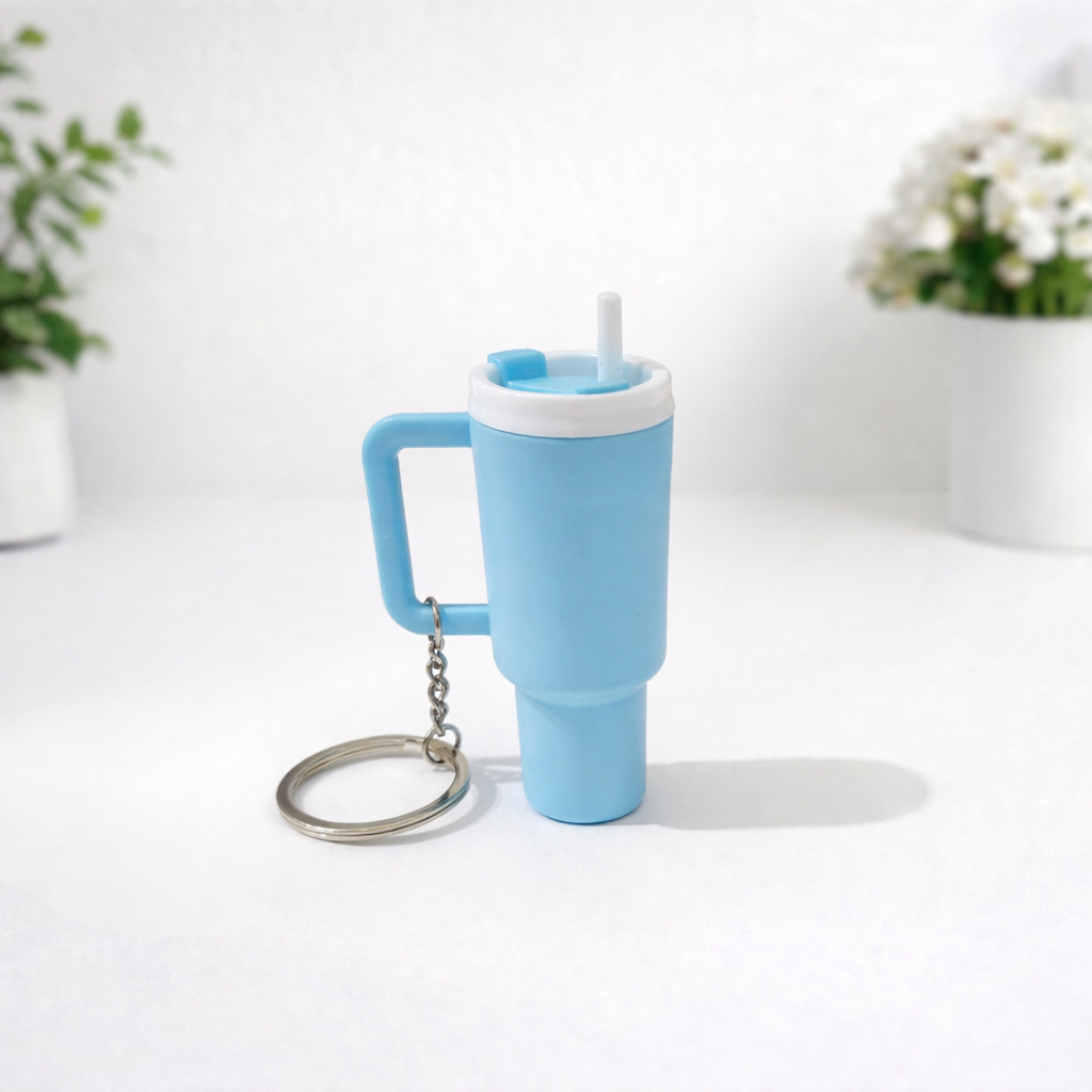 Tumbler Keychain Lip Balm Holder