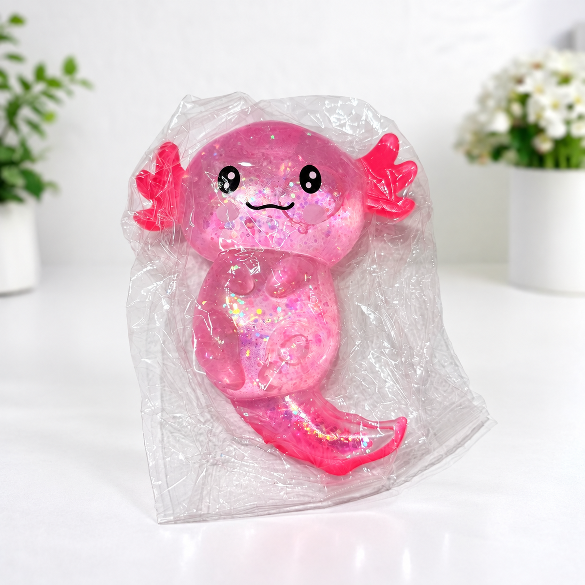 Glitter Sugar Squish Axolotl