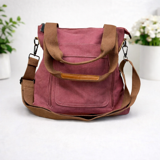 Caitlin - Canvas Satchel