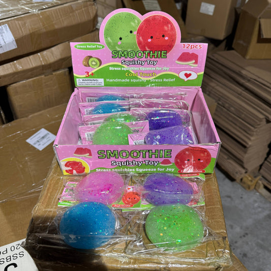Glitter Icy Slushy Ball Squish