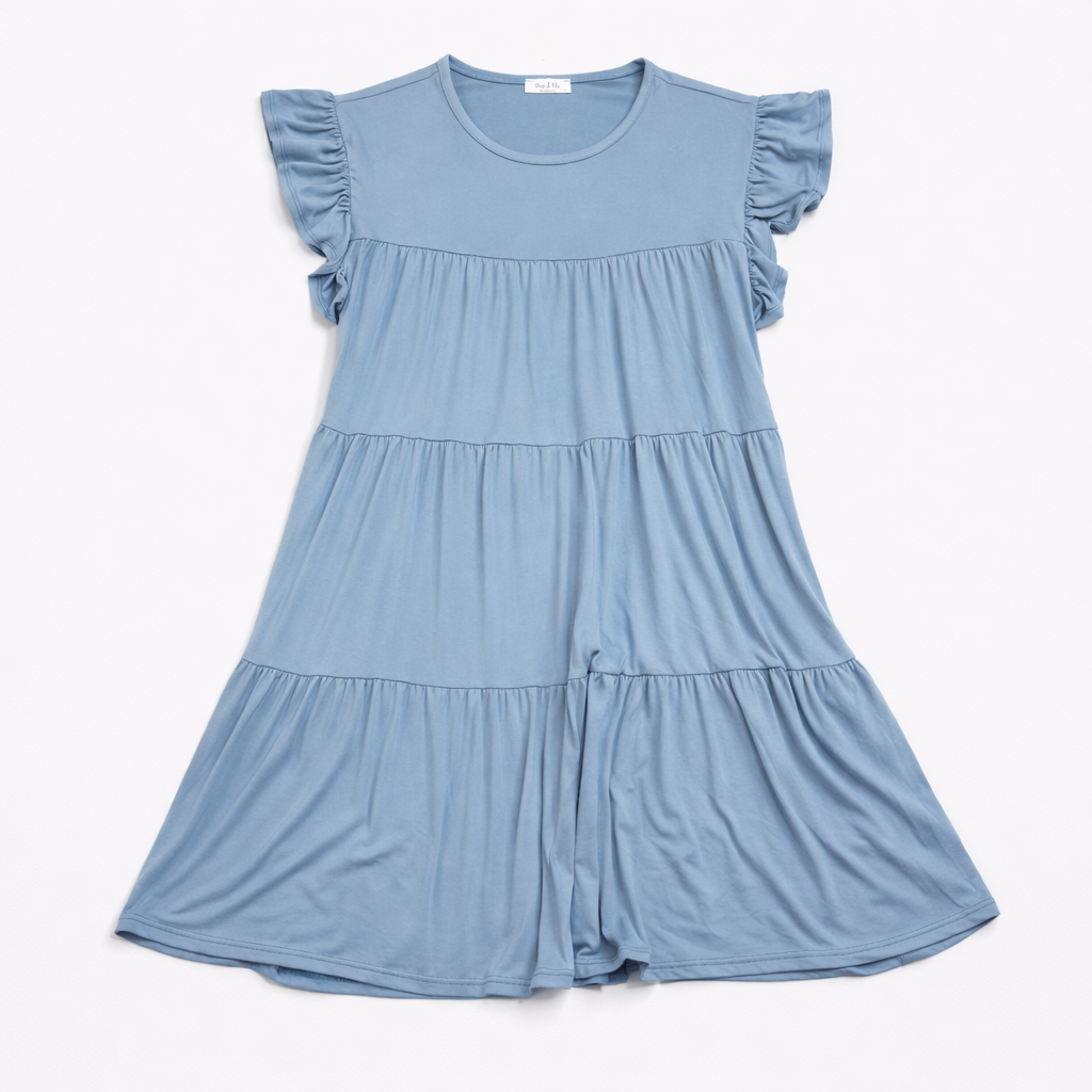 💙 Skyline Grace Tiered Dress