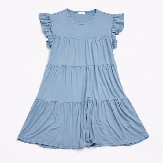 💙 Skyline Grace Tiered Dress