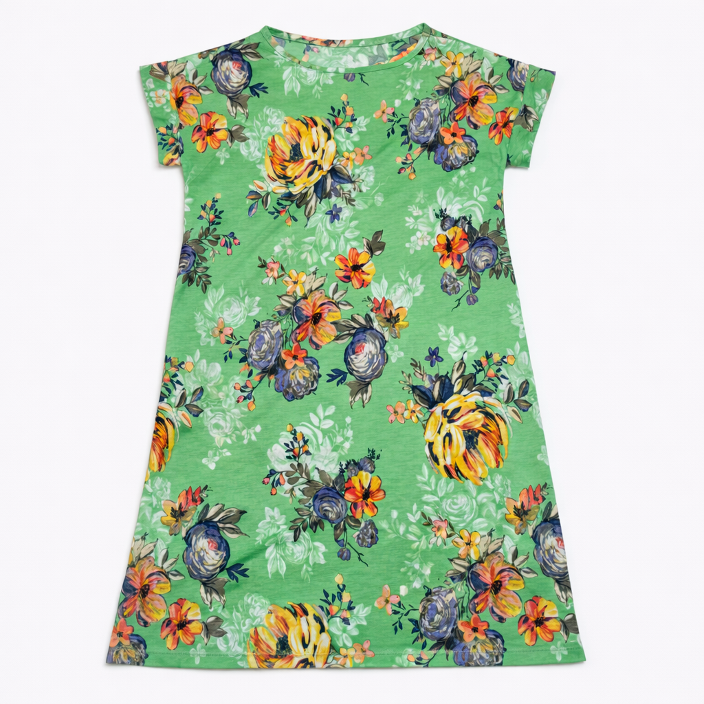 Meadow Grace Floral Midi Dress