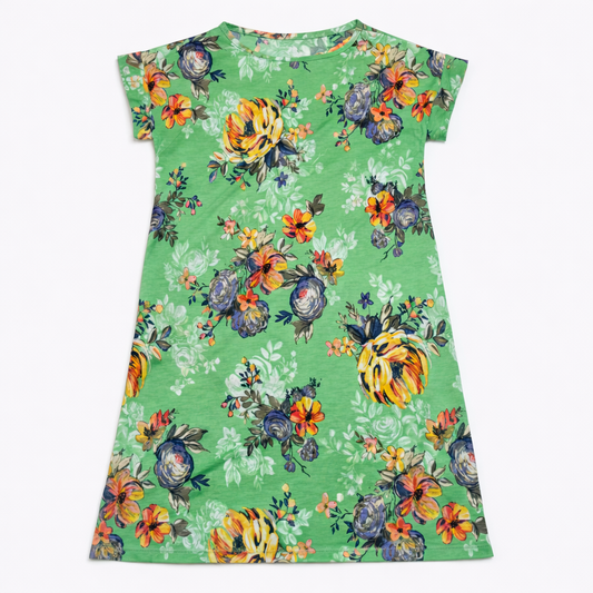 Meadow Grace Floral Midi Dress