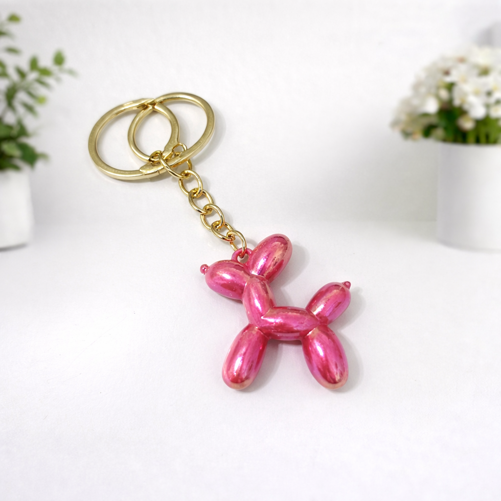 Balloon Dog Keychain