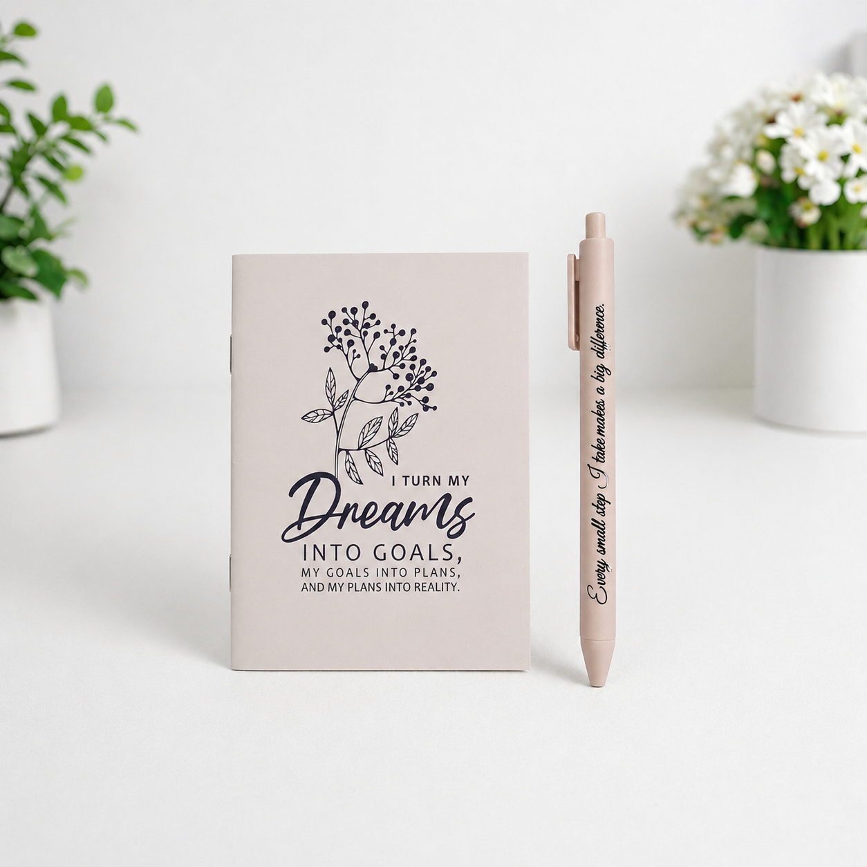 Positive Affirmation Notebook & Pen Set