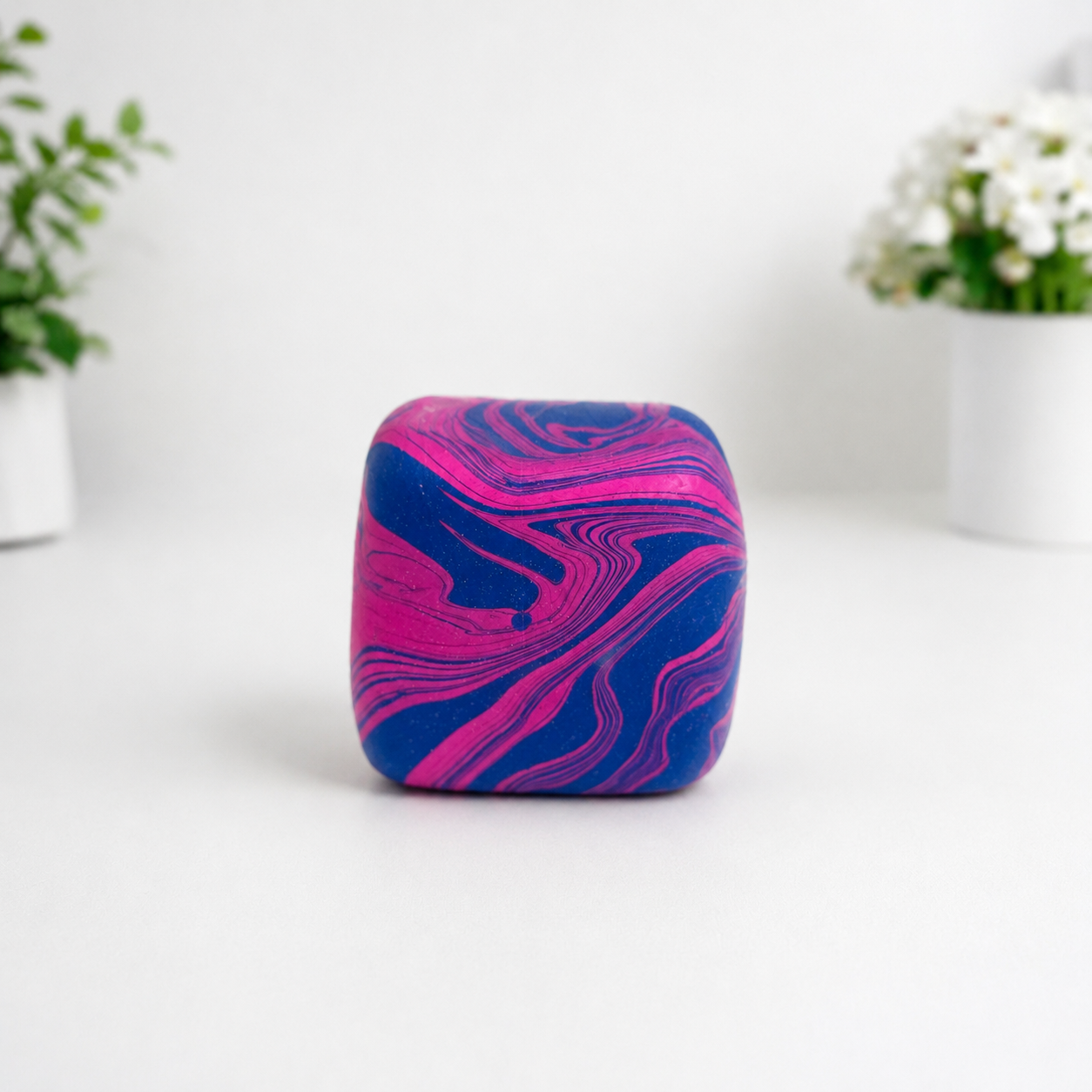 Marble Swirl Squish Cubes