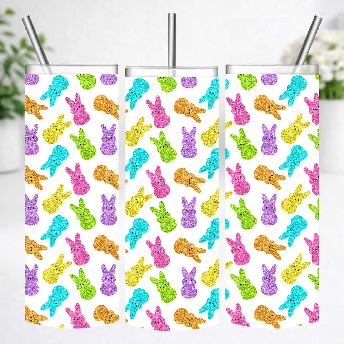 Glitter Peep Party Tumbler