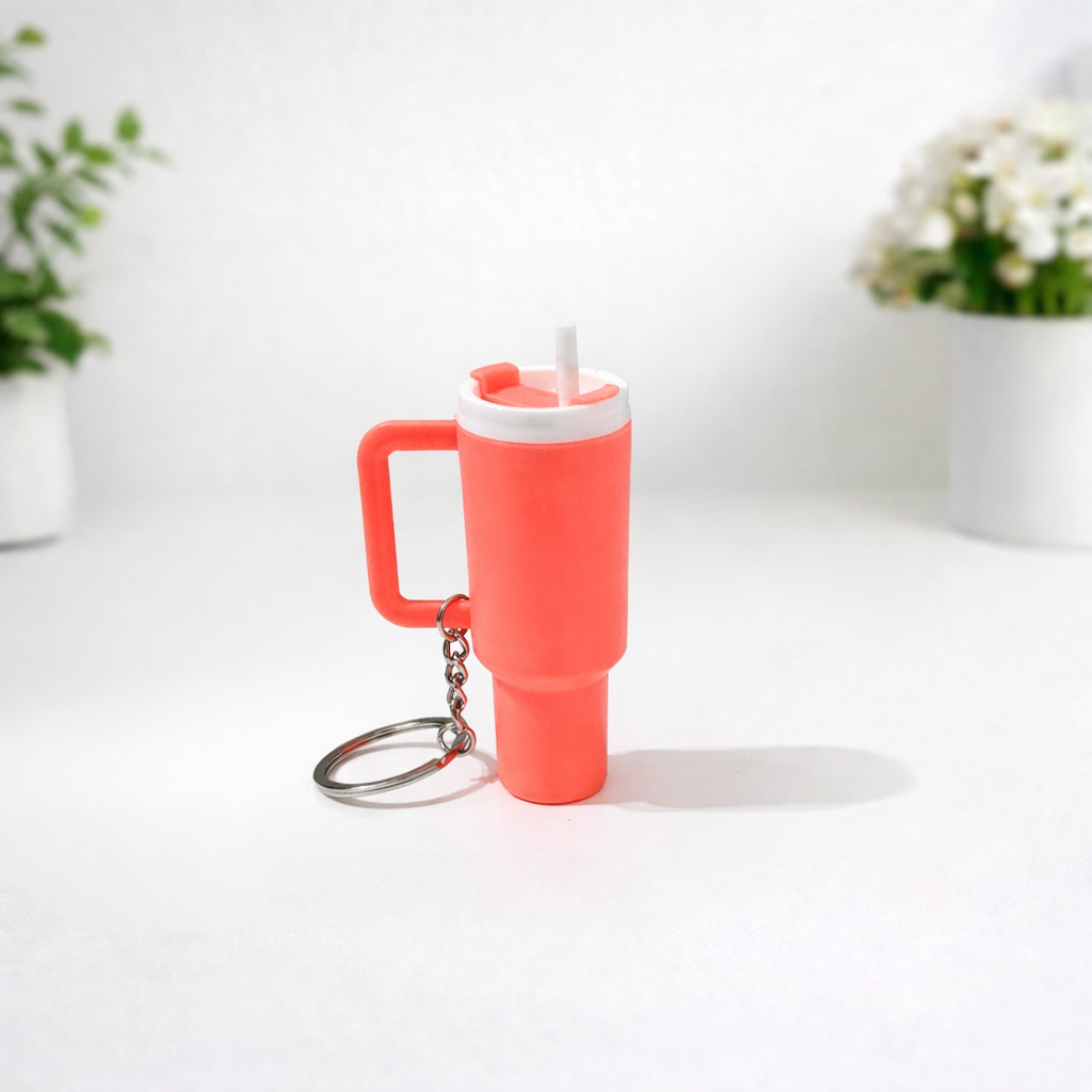 Tumbler Keychain Lip Balm Holder