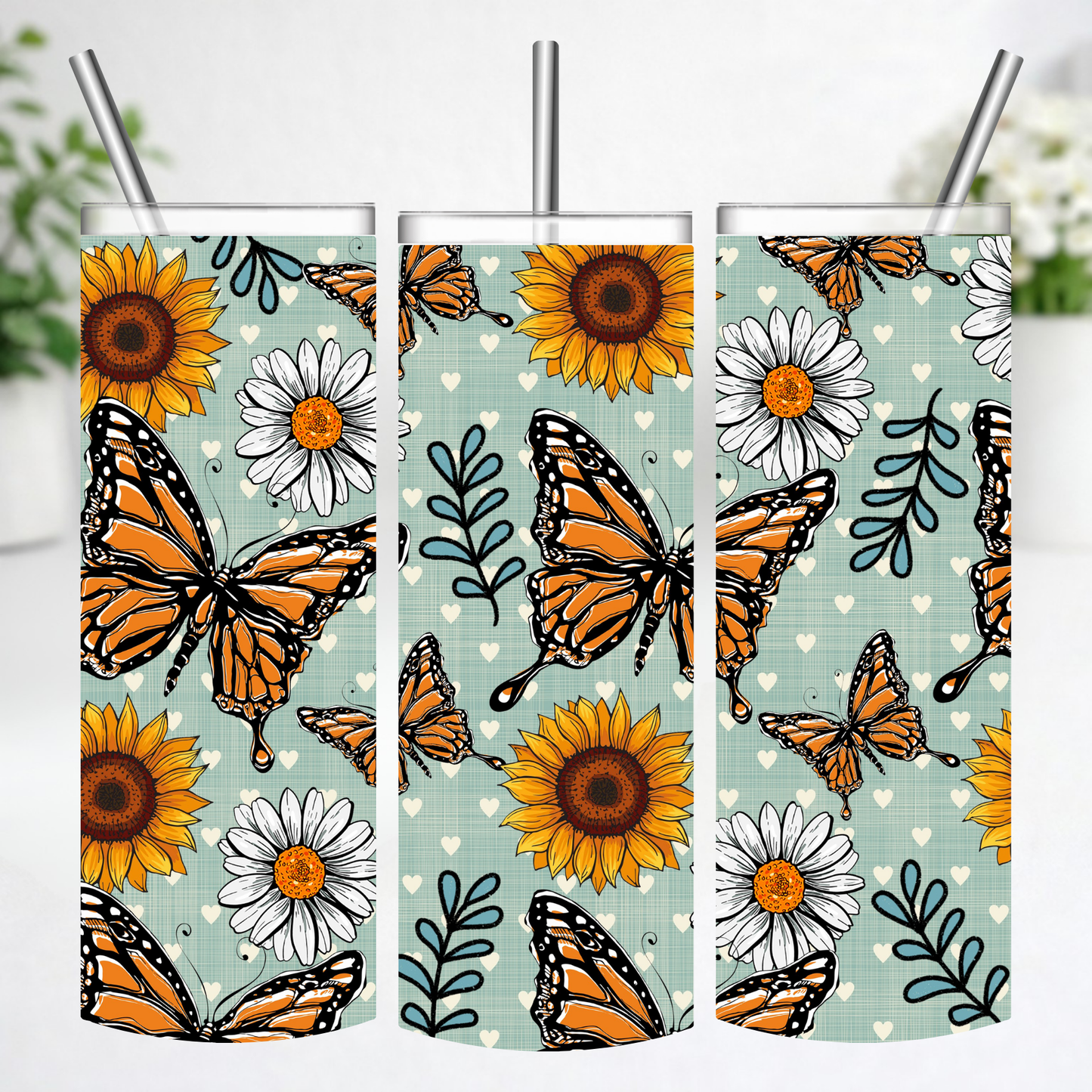 Monarch Meadow Tumbler