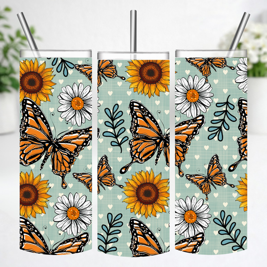 Monarch Meadow Tumbler
