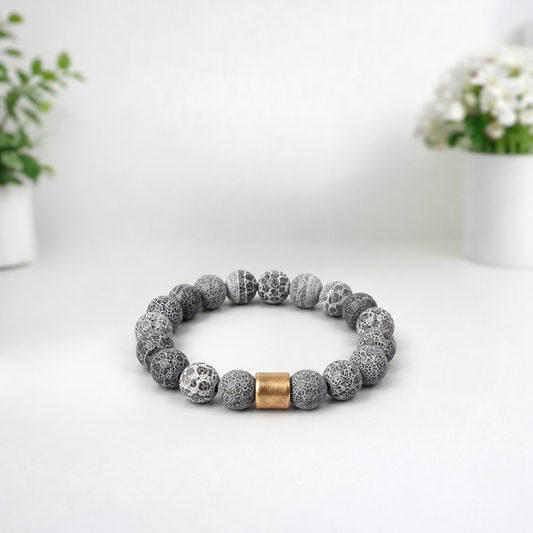 Midnight Canyon Natural Stone Bracelet